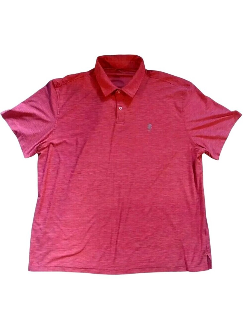 Izod Golf Mens Polo Shirt XXL Stretch Red Heather Short Sleeve